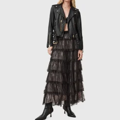 New Rory Lace Tiered Skirt Women Skirts