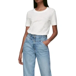 Rosa Double Trim T-Shirt Women Tops