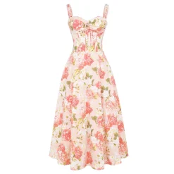 Best Rosalee Peony Bustier Sundress Women Dresses