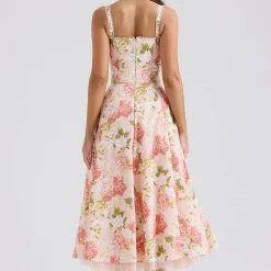Best Rosalee Peony Bustier Sundress Women Dresses