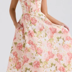 Best Rosalee Peony Bustier Sundress Women Dresses