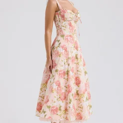 Best Rosalee Peony Bustier Sundress Women Dresses