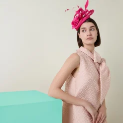 Rose Feather Embellished Fascinator Women Hair Accessories|Hats