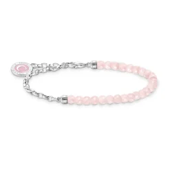 Discount Rose Quartz Charm Bracelet Women Bracelets