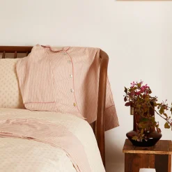 Best Rose Stripe Pyjamas Women Sleepwear