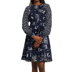 Sale Rosie Floral Flared Mini Dress Women Dresses