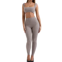 Clearance Rosmina Rib Knit Leggings Women Leggings