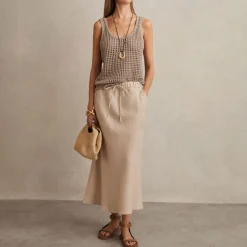 Hot Roxi Linen Skirt Women Skirts