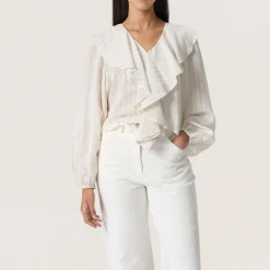 Outlet Roya Ruffle Blouse Women Tops