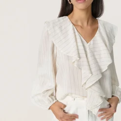 Outlet Roya Ruffle Blouse Women Tops