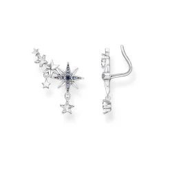 Hot Royalty Star & Moon Ear Climber Women Earrings