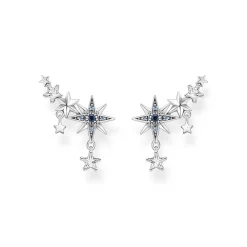 Hot Royalty Star & Moon Ear Climber Women Earrings