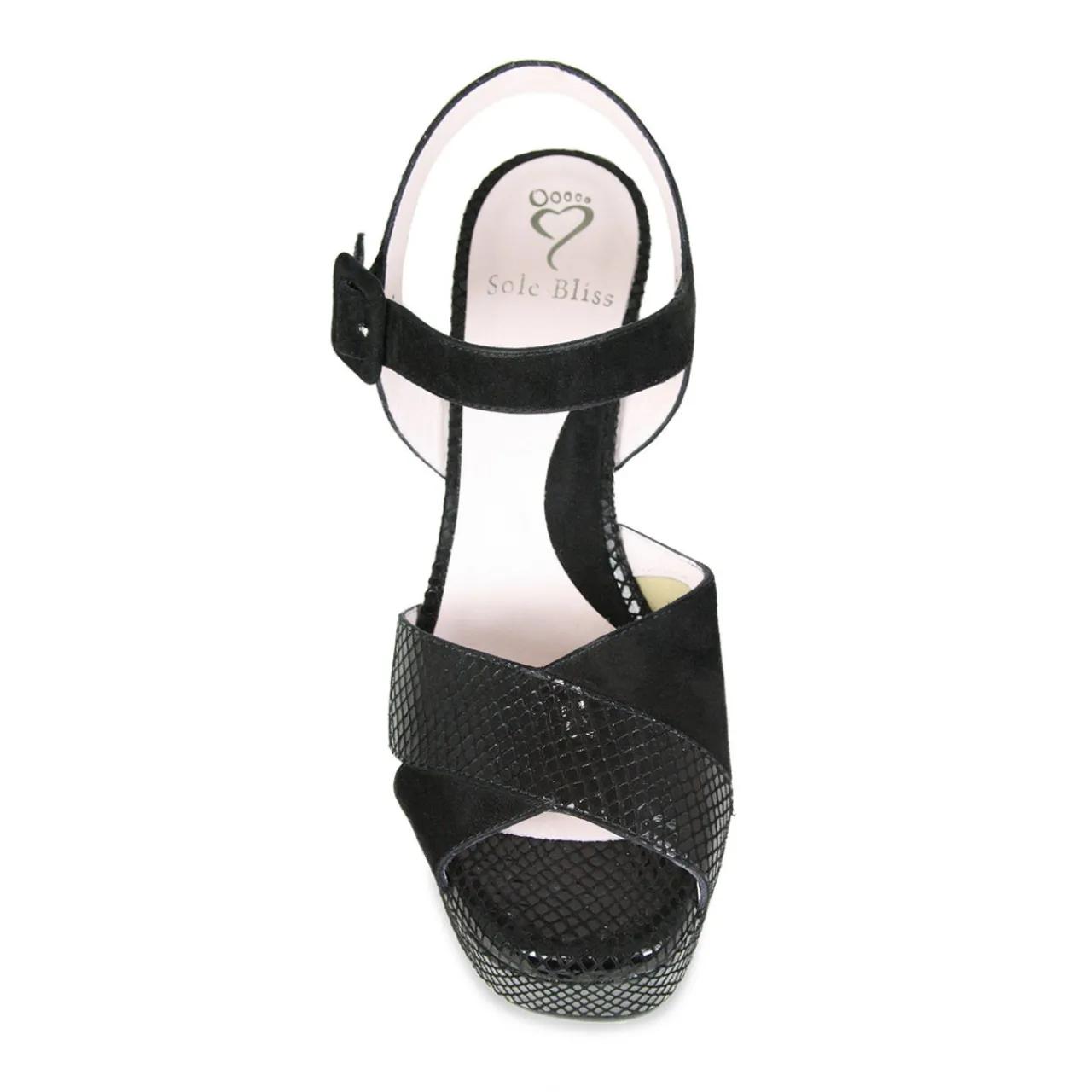 Ruby Leather Block Heels Women Heels