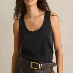 Clearance Ruby Panelled Tank Top Women Tops