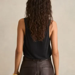 Clearance Ruby Panelled Tank Top Women Tops