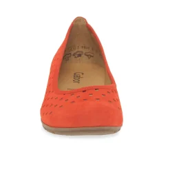 Sale Ruffle Perforated Pumps Women Flats