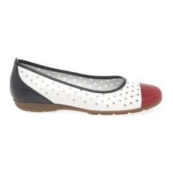 Best Ruffle Punched Detail Flats Women Flats