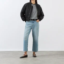 Discount 90s Cropped Straight Leg Jeans Women Denim