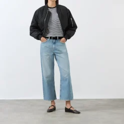Discount 90s Cropped Straight Leg Jeans Women Denim