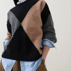 Sale Sabrina Diamond Knit Sweater Women Sweaters & Cardigans