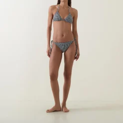 Clearance Sabrina Gingham Seersucker Two-Piece Bikini Set Women Swimwear & Beachwear