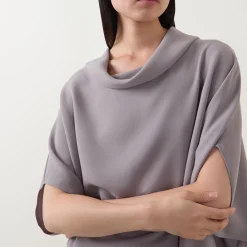 Sage Cowl Blouse Women Tops