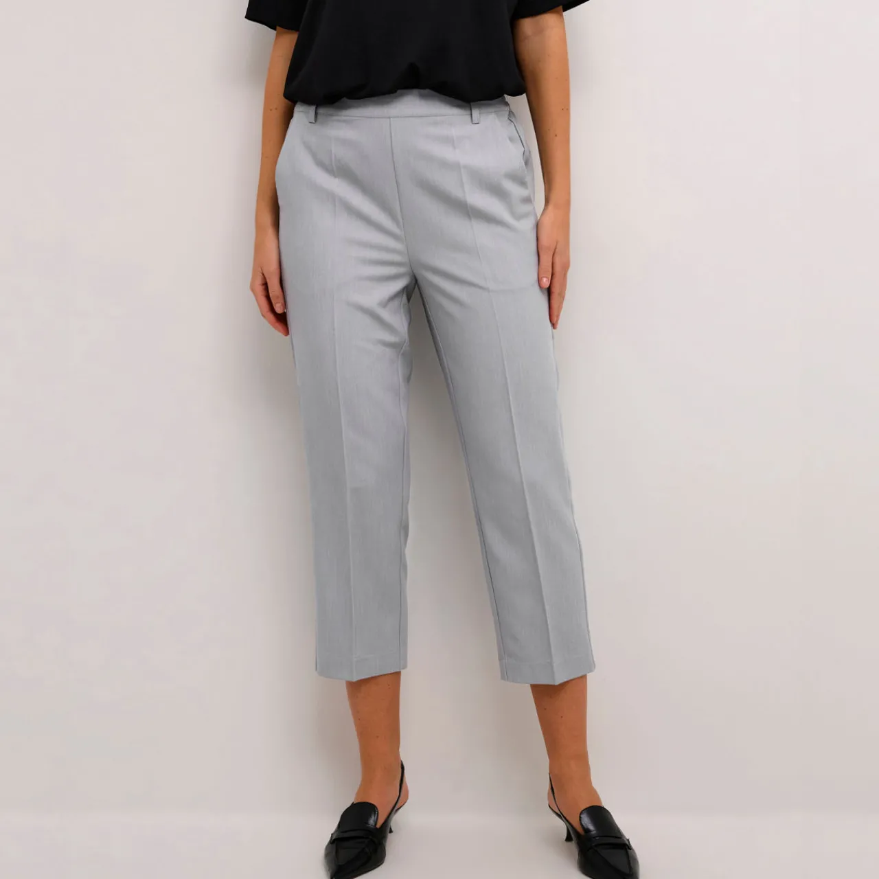Hot Sakura Cropped Tailored Trousers Women Trousers & Shorts