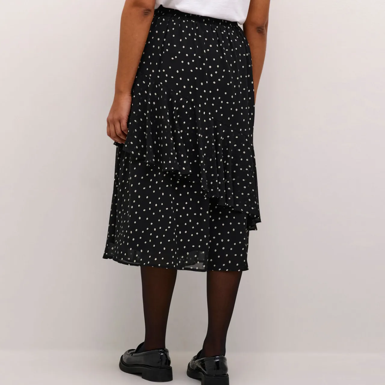 Hot Sally High-Rise Dotted Chiffon Skirt Women Skirts