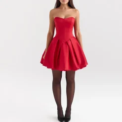 Sale Salome Bow Mini Dress Women Dresses