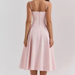 Samaria Twill Corset Dress Women Dresses