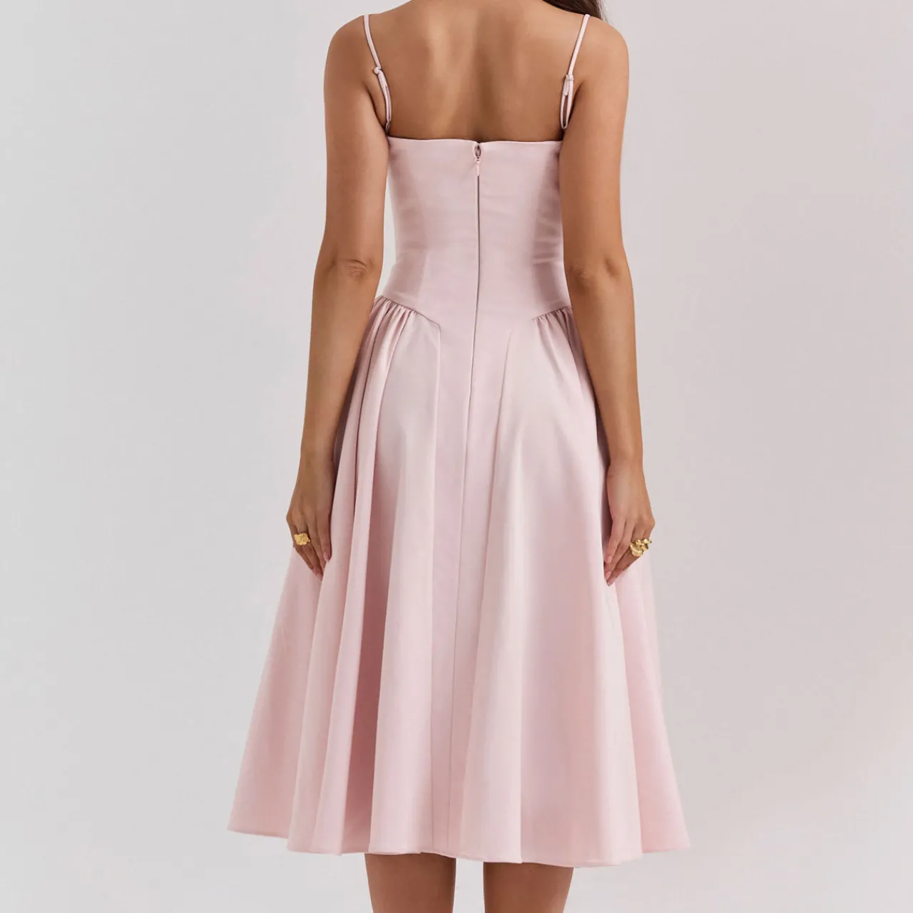 Samaria Twill Corset Dress Women Dresses