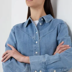 New Samos Denim Shirt Women Tops