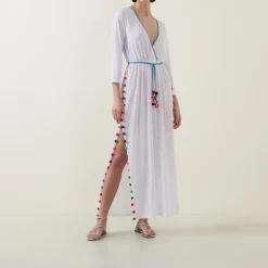 Best Santorini Pom Pom Sundress Women Swimwear & Beachwear