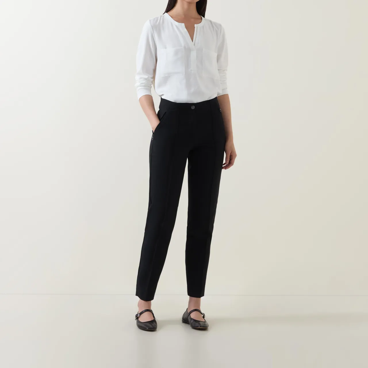 Outlet Sanya Cropped Straight Leg Trousers Women Trousers & Shorts