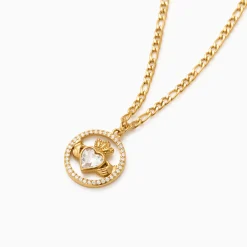 Best Saoirse Claddagh Pendant Necklace Women Necklaces