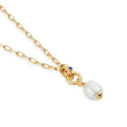 Hot Sappho Baroque Pearl Pendant Necklace Women Necklaces
