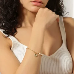 Hot Sappho Seed Pearl Beaded Bracelet Women Bracelets