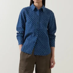 Discount Sarafia Textured Shirt Women Tops