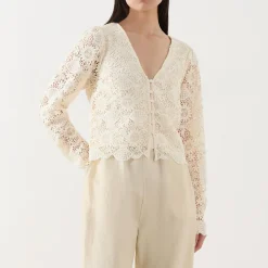 Outlet Sardou Embroidered Blouse Women Tops