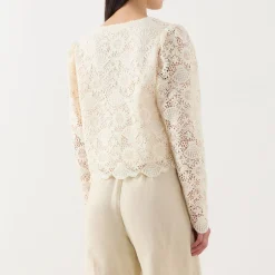 Outlet Sardou Embroidered Blouse Women Tops