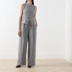 Online Sarila High-Rise Wide Leg Trousers Women Trousers & Shorts