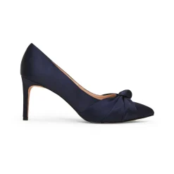 Satin Knot Front Courts Women Heels