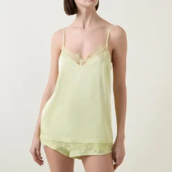 New Satin Secrets Lace Trim Cami Women Sleepwear
