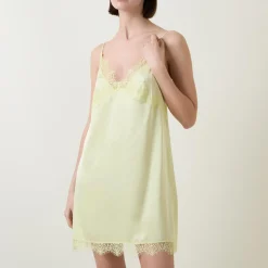 Clearance Satin Secrets Lace Trim Chemise Women Sleepwear