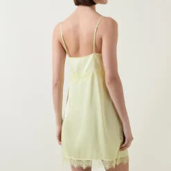 Clearance Satin Secrets Lace Trim Chemise Women Sleepwear