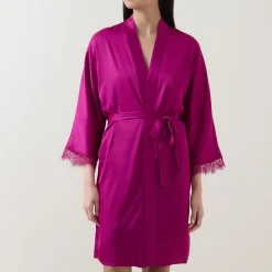 Hot Satin Secrets Robe Women Sleepwear
