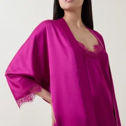 Hot Satin Secrets Robe Women Sleepwear