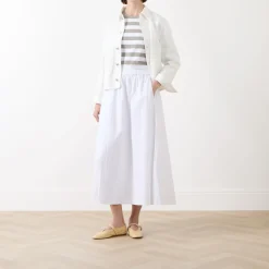 Clearance Satina High-Rise Flared Skirt Women Skirts