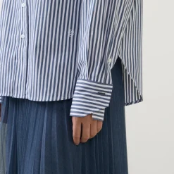 Saturday1 Stripe Shirt Women Tops