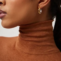 New Savi Signature Small Hoop Earrings Women Earrings